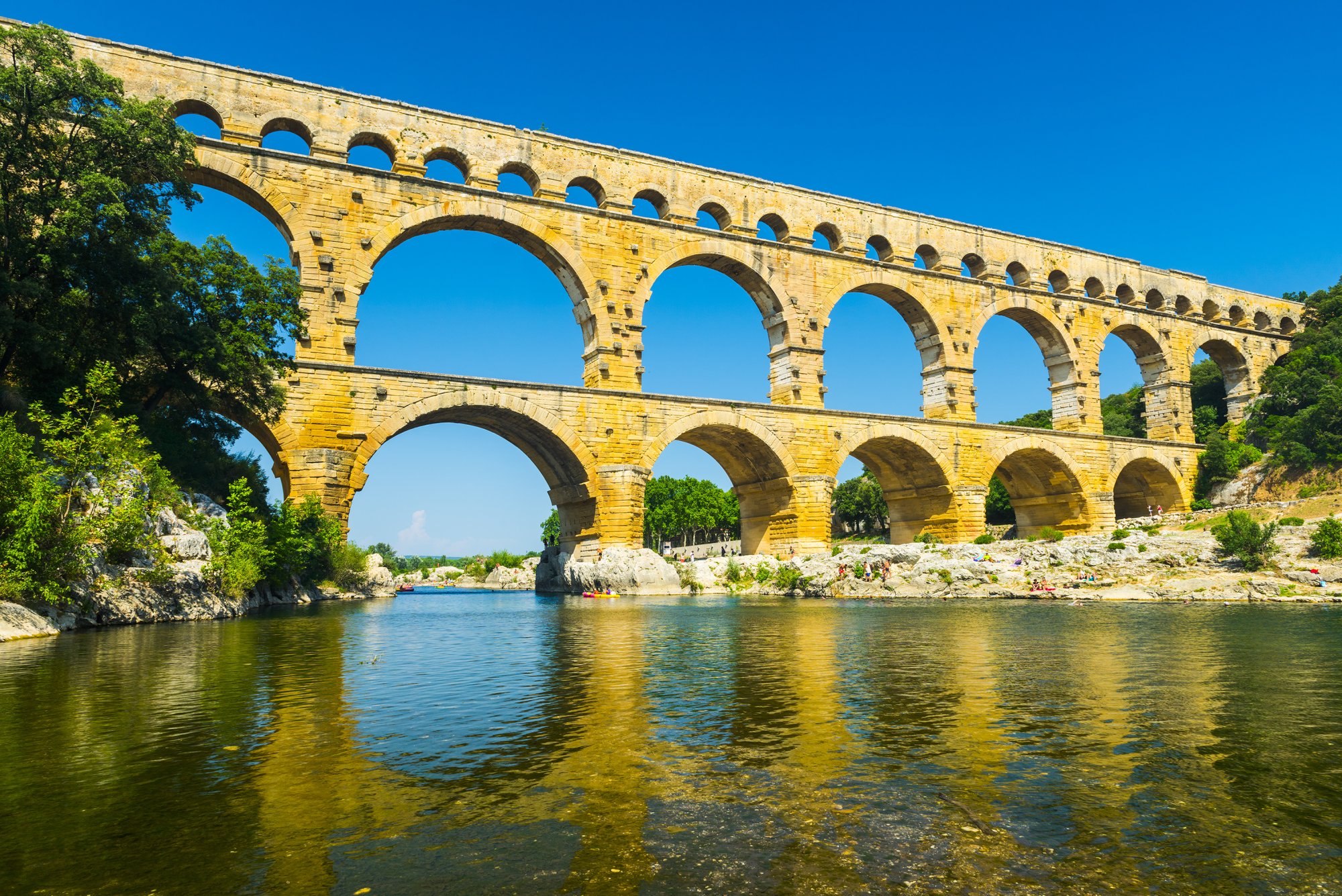 Pont du Gard Römisches Aquädukt Magazin nicko cruises